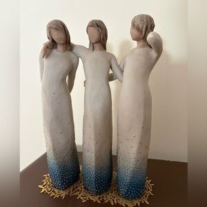 Female figures together in unison Figurine “By My Side”
